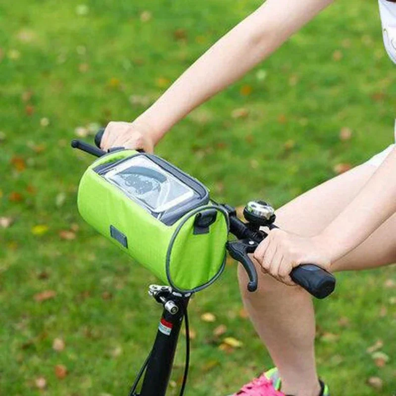 New Bicycle Handlebar Bag Touch Screen Mobile Phone Bag Mountain Bike Accessories Riding Bag