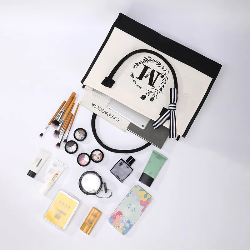 حقيبة يد جلدية مطبوعة بأحرف، حقيبة حمل رجالية ذات سعة كبيرة، حقيبة حمل عصرية متعددة الوظائف.