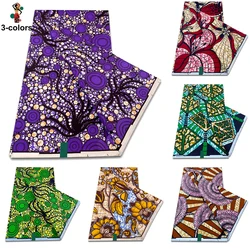 2026 Guaranteed Veritable Original African Wax Print Fabric Real Nigerian 100% Cotton Ankara Wax Fabric Soft Pagne Spuer Batik