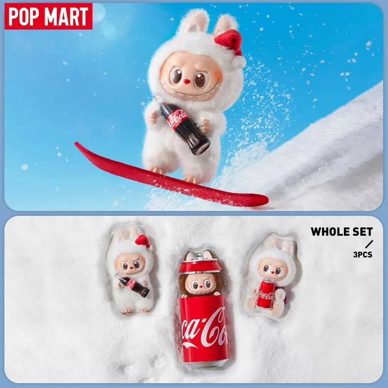 POP MART THE MONSTERS COCA-COLA Series Vinyl Face Blind Box Mystery Box Guess Bag Toys Doll Cute Anime Figure Desktop Ornaments