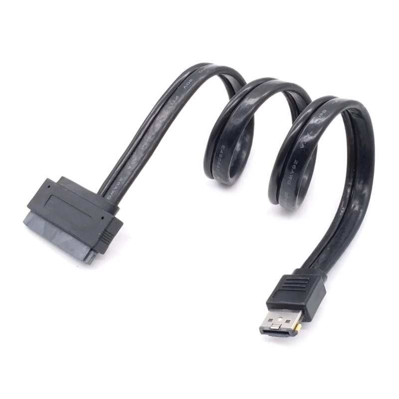 Y1UB eSATA USB 12V 5V to 22Pin USB Hard Disk Adapter Cable 2.5'' HDD Conveter