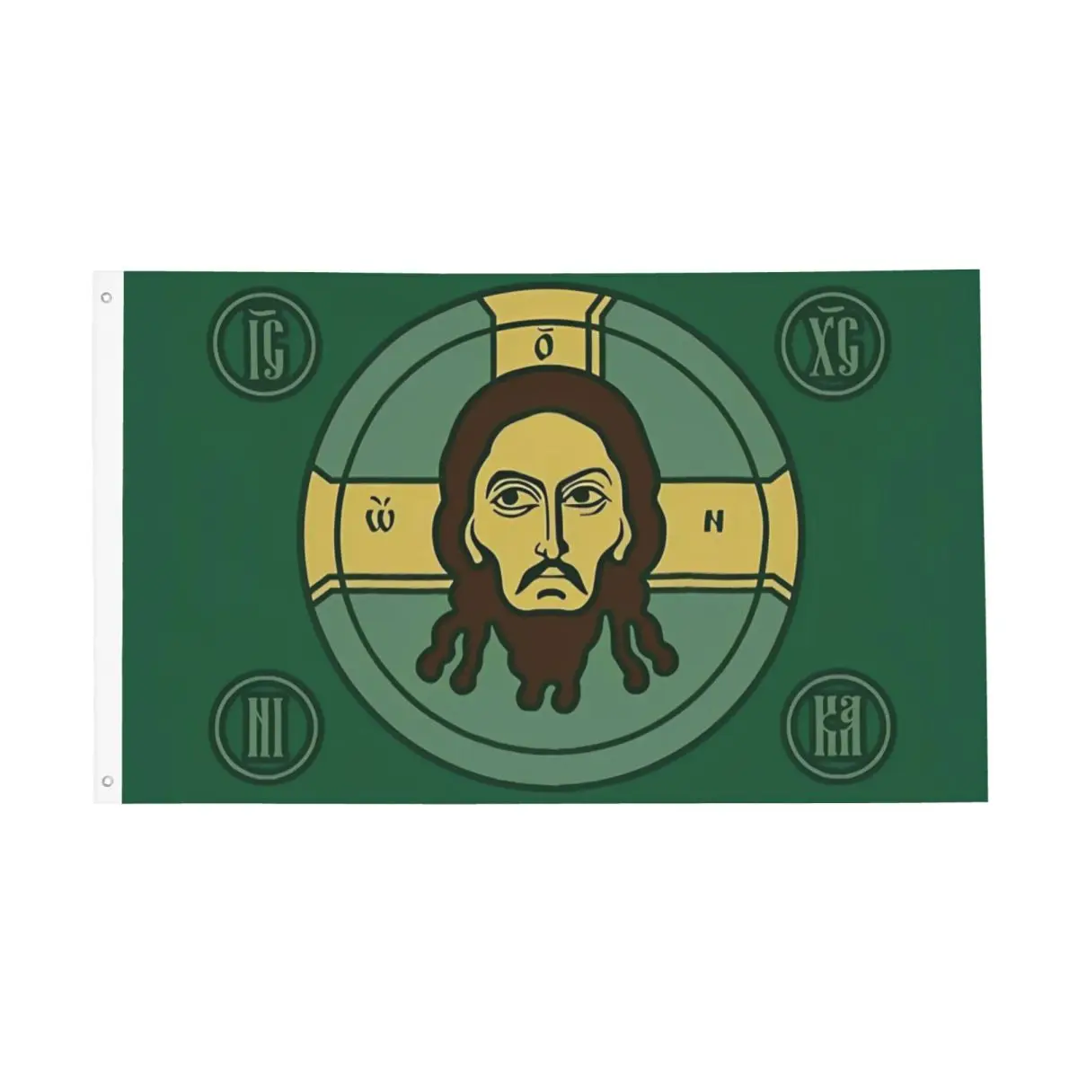 Russian Orthodox Flag Outdoor Banner Polyester Jesus Christ Religion Faith Face Decoration Fade Proof 60x90 90x150cm Flags
