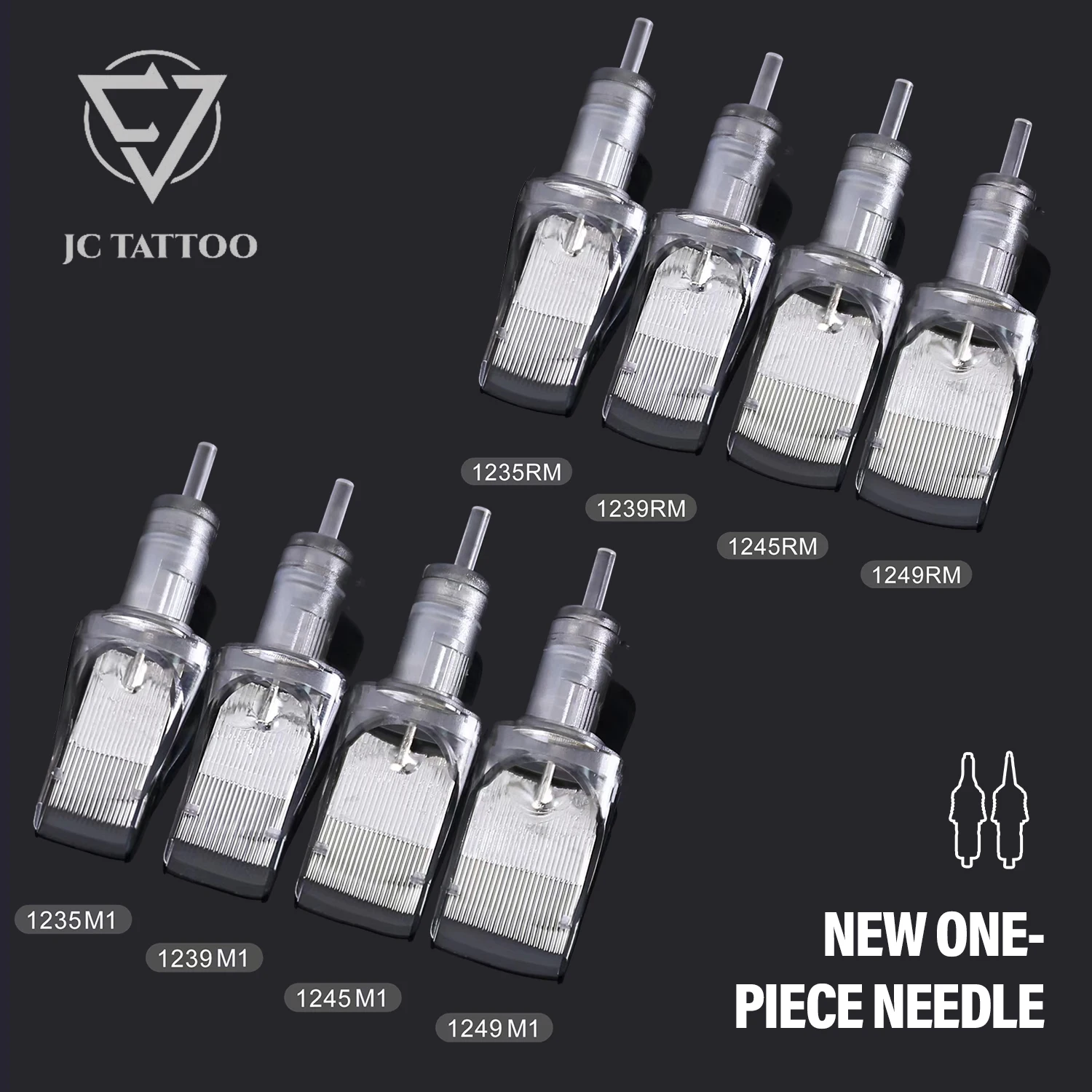 

10PCS Large Size 29 35 39 45 49 Round Magnum Tattoo Needle Cartridge Open Tip Design for Big Pattern And Shadow Coloring