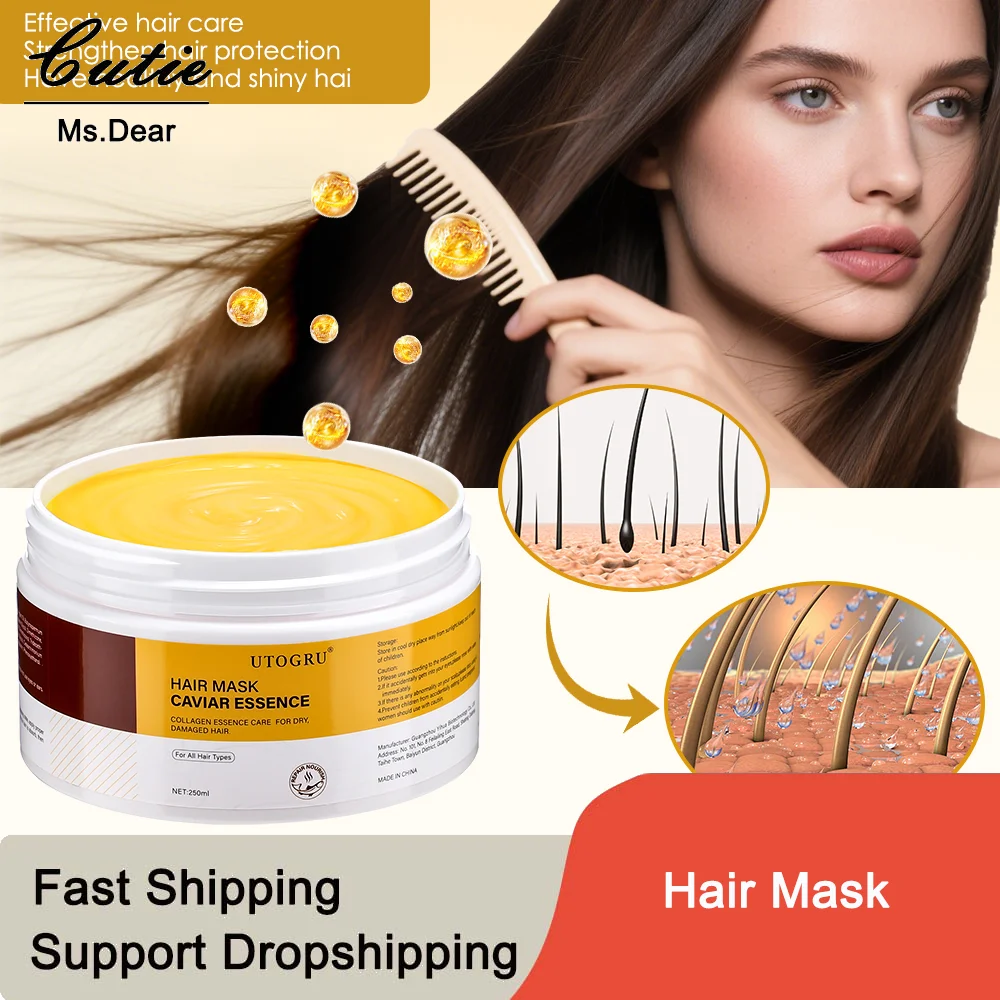 

Collagen Repair Hair Mask Moisturizing Smoothing Prevent Hair Breakage Hair Care Soften Frizz Damaged Hair Nourishing Treatment