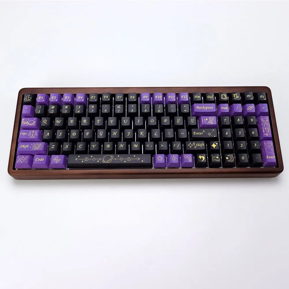 143 Keys Stardust Prologue Keycaps Set PBT Dye Sublimation Keycap Cherry Profile For Mechanical Keyboard 61 68 75 84 87 98 108