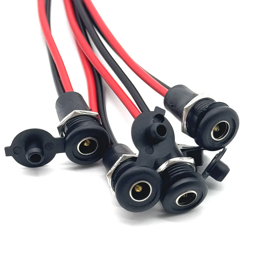 5,5 x 2,1 mm 5,5 x 2,5 mm akumulator złącze wtykowe DC dla majsterkowiczów wodoodporne złącze typu jack z przewodem Turmera — zdjęcie 6