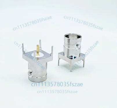 1pc bnc-khd4 straight female bnc-ke four-pin hole spacing 10.3mm vertical fixed panel straight plug female seat