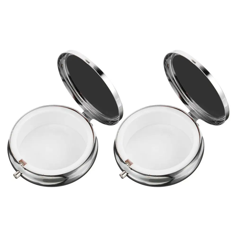 

2Pcs Vintage Metal Jewelry Gift Box Elegant Organizer Necklace Rosary Bracelet Storage Display Holder for Women