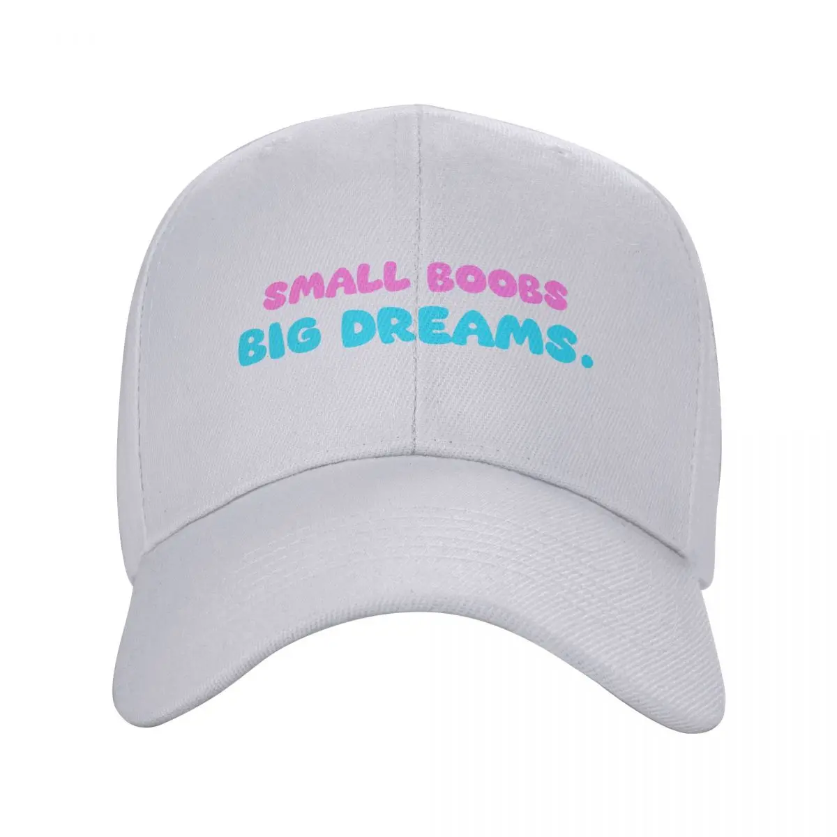 Small Boobs Big Dreams Baseball Cap Golf Hat hiking hat sun hat Women's Golf Clothing Men's