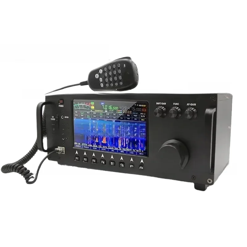 ZT7500 SDR 100W Wolf Short Wave Transceiver HF LF 6M VHF UHF DDC DUC All Mode Mobile Radio 0-750MHZ Receive Screen