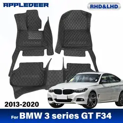 Car floor mats for BMW 3 series GT F34 320i 328i 335i 2013 2014 2015 2016 2017 2018 2019 2020 Custom auto foot Pads automobile