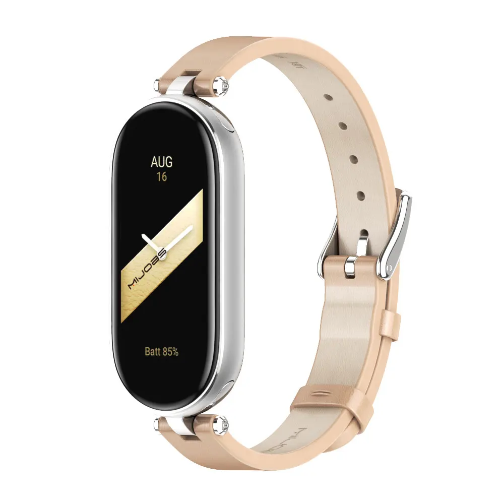 Armband für Mi Band 10 9 8 7 6 5 Armband für Xiao mi Smart Band 9 Strap für Mi Band 8 Leder Armband Für Mi Band 7 Correa