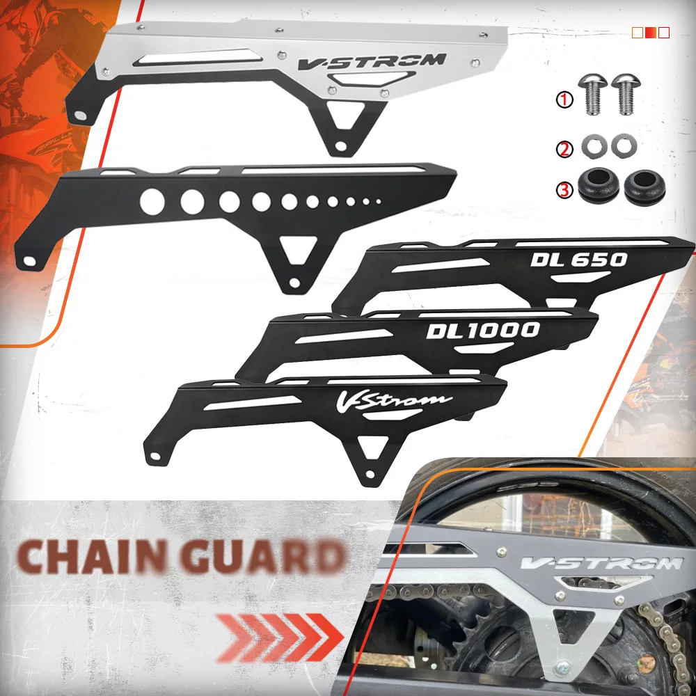 

2023 Moto Chain Guard Cover Sprocket Protector FOR Suzuki DL650 V-Strom650 DL1000 V-Strom1000 DL1000 XT V-Strom 650/1000XT