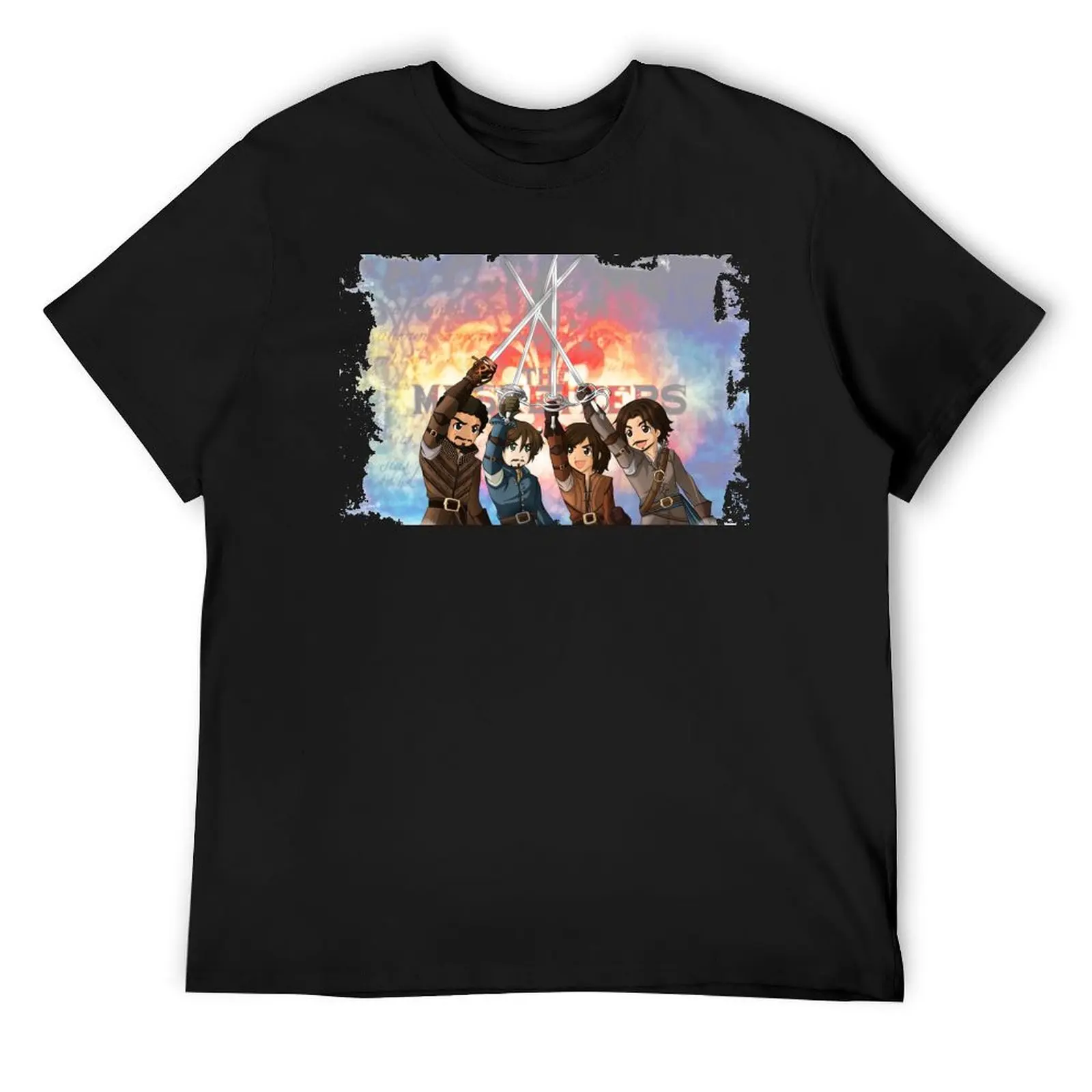

The Musketeers -For Honor!!- T-Shirt animal prinfor boys graphic shirts anime stuff men clothings