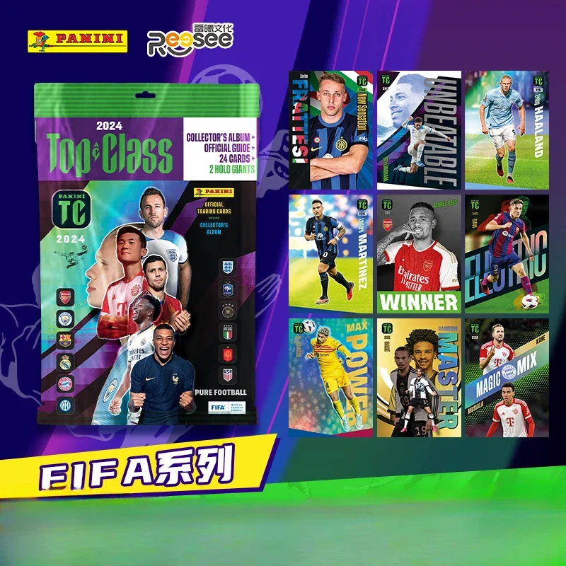 Tarjeta oficial de la FIFA Panini 2024, tarjeta comercial oficial de edición limitada, Kylian, Mbappe, Haaland, Ronaldo, adranalyn