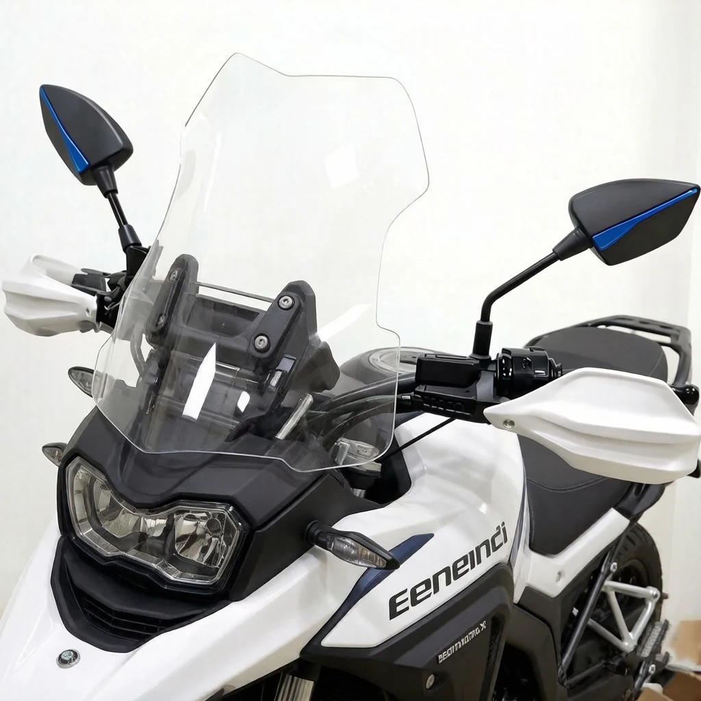 Für Benelli Leoncino 500/LeonineX Motorrad-Rückspiegel Roller E-Bike Rückspiegel Konvexer Seitenspiegel 8mm 10mm