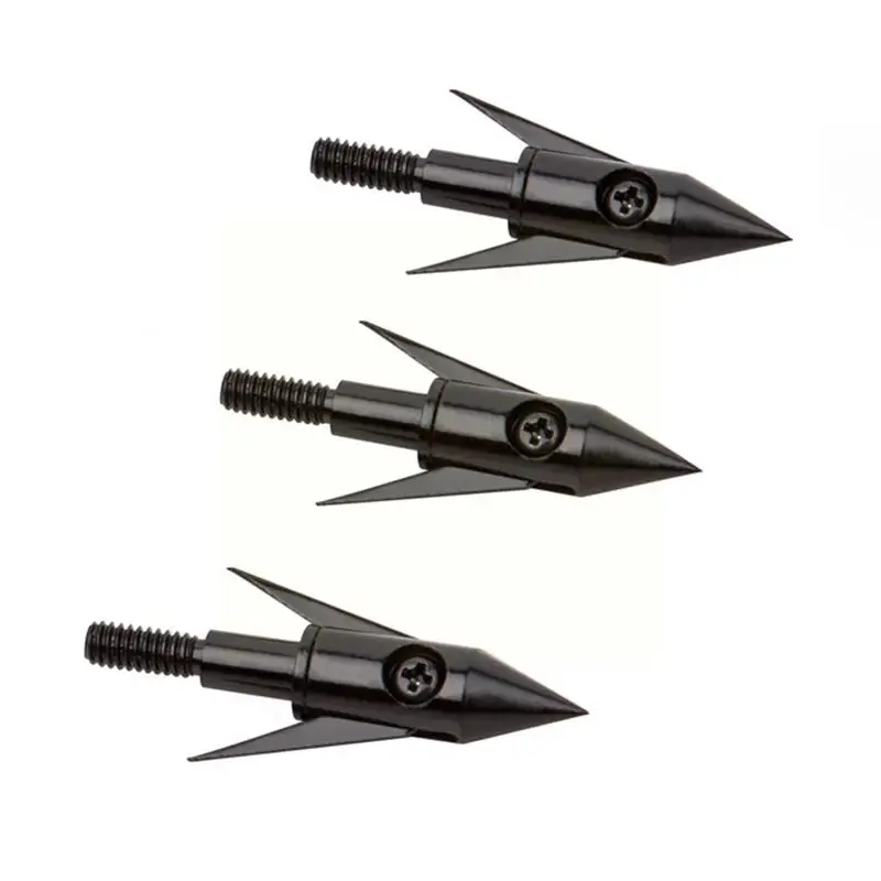 3/6/12Pcs  Arrow Tips Boardhead Archery Arrowhead Points Steel Fish Bow Hunting Hunting Beast Arrow Head Fishing Accessory