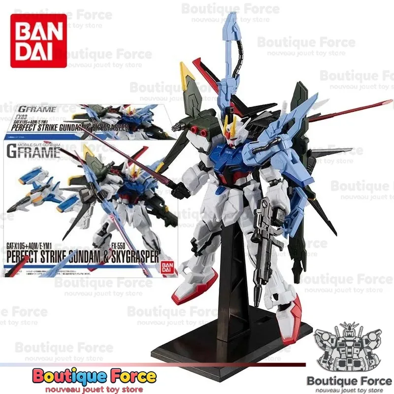

Bandai Gundam G FRAME GAT-X105 Perfect Strike Skygrasper Model Kit Gunpla Anime Action Figure Toy for Adults and Kids