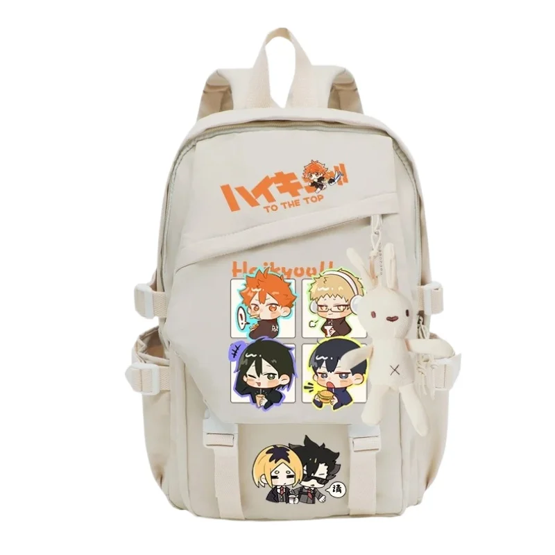

Горячий аниме-хит: Хайкую!! Школьные рюкзаки Hinata Shoyo, Kozume Kenma, вместительные рюкзаки для мужчин и женщин, подарочные, с индивидуальным дизайном