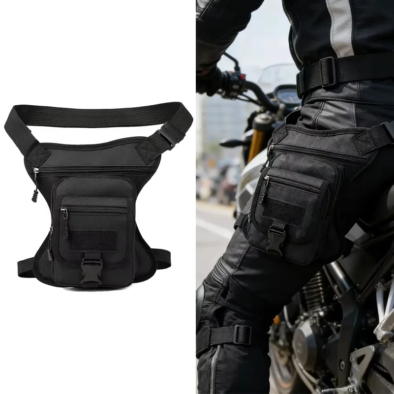 Motorcycle Leg Bag Thigh Belt Waist Bag Motorbike Tactical Travel Call Mobile Phone Purse Chest Bag Outdoor Casual Waist Bags