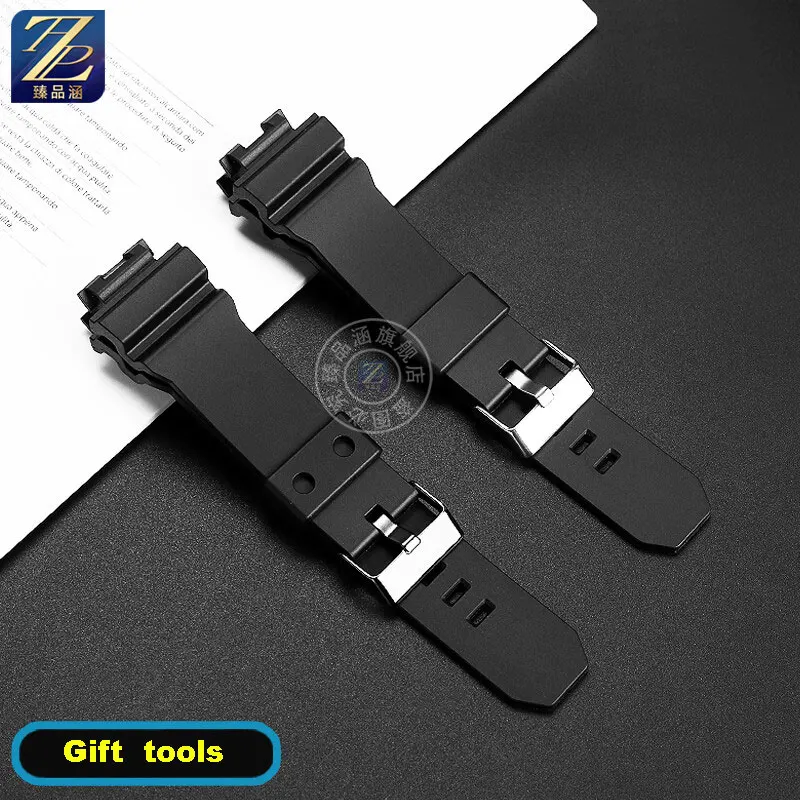 18mm Waterproof Silicone Watchband for Casio GW-9200/GW-9110/9101/9102/G-9200 Resin Silicone Watch Band for Men Bracelet