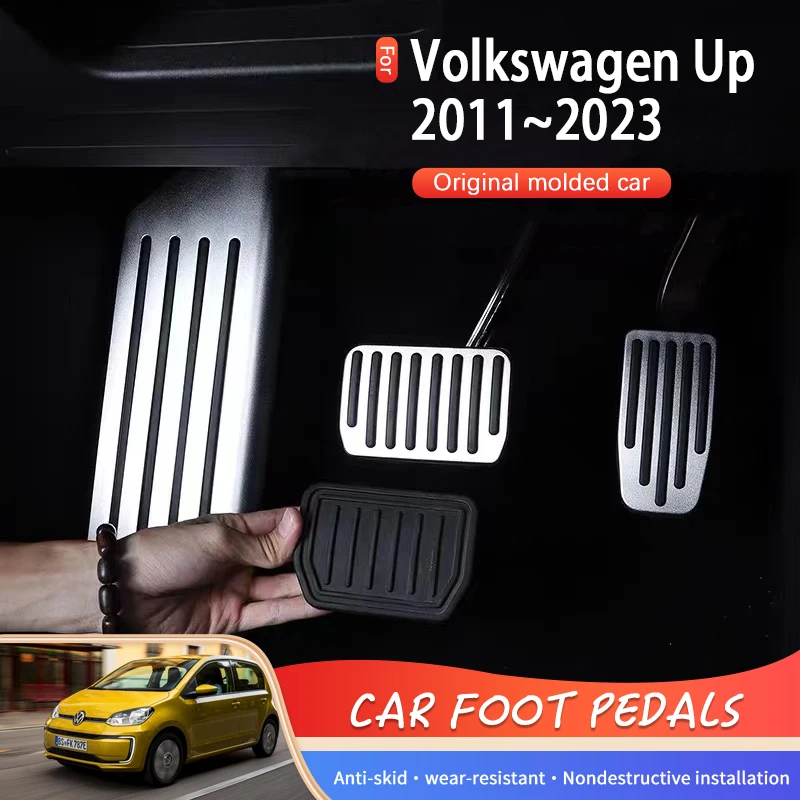 

AT MT Car Pedals For VW Volkswagen UP! E-UP Skoda Citigo SEAT Mii 2011~2023 Non Slip Car Foot Pads Accelerators Car Acessories