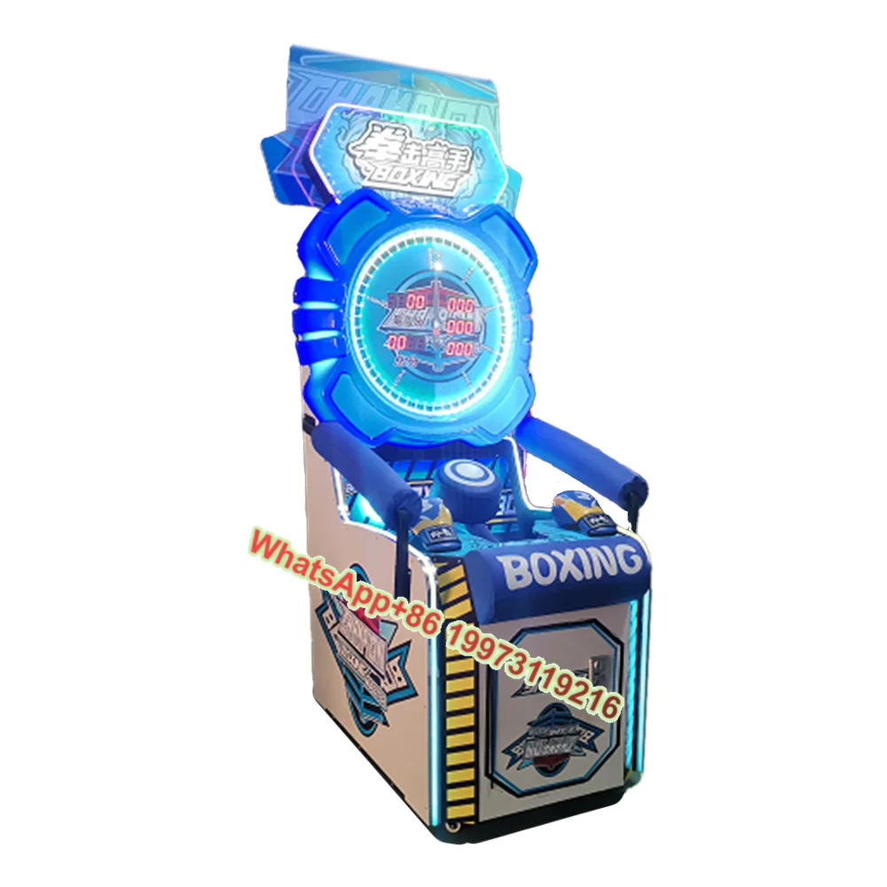 

Sports Entertainment Large Arcade Game Machine Electronic Coin Operated Boxing Game Punching Kicking Fun with Metal Claw Crane