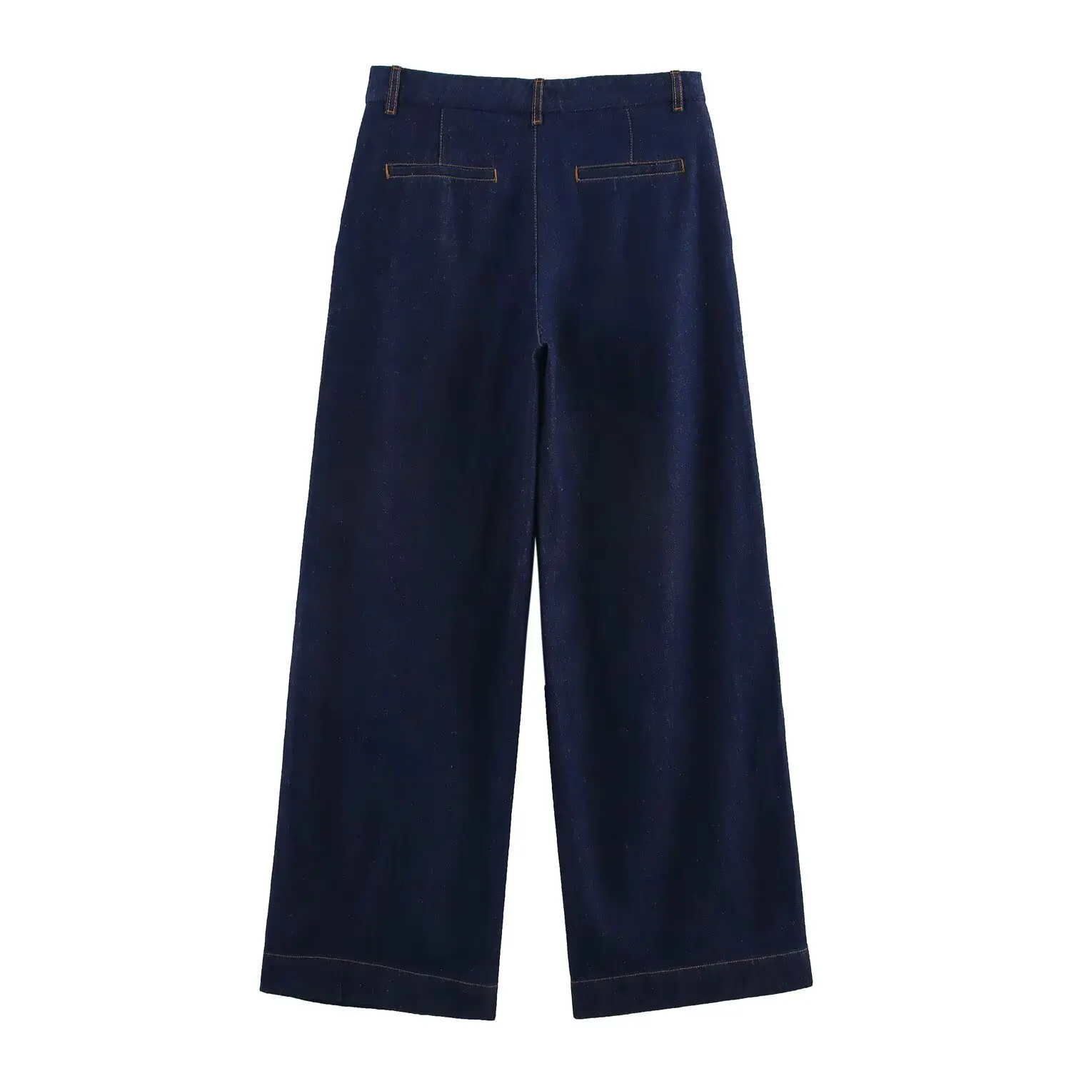 Willshela Women Fashion 2 Pieces Sets Blue Denim Tops and Pants Straight Wide Leg Female Chic Lady Casual Mujer Trousers Sui