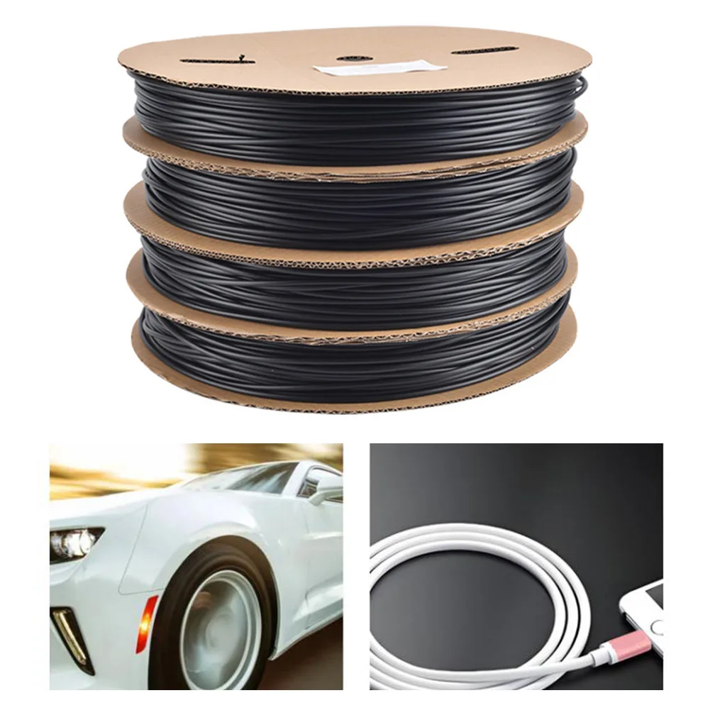 PE Material Tensile Strength 12MPa Operating Voltage 1000V Heat Shrink Tubing For Wires 4.5mm 5mm 6mm 8mm 10mm