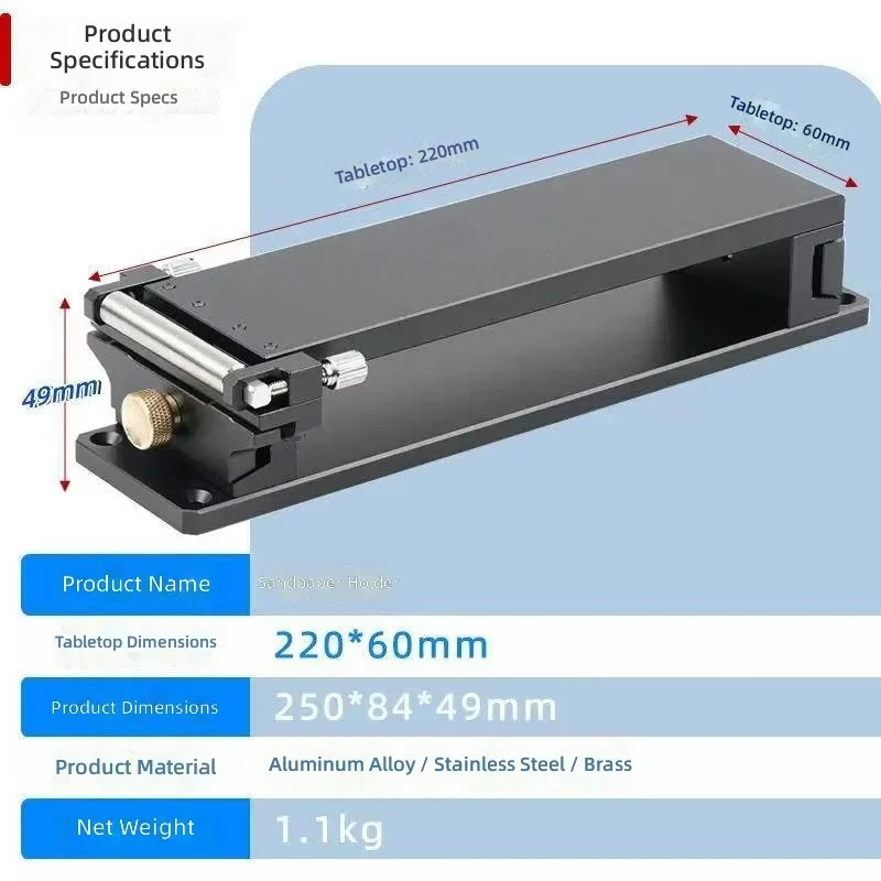 Sandpaper Holder Sharpening Jig Manual Grinding Bracket Tension Sanding Block Chisel Planer Blade Woodworking Durable Tool New