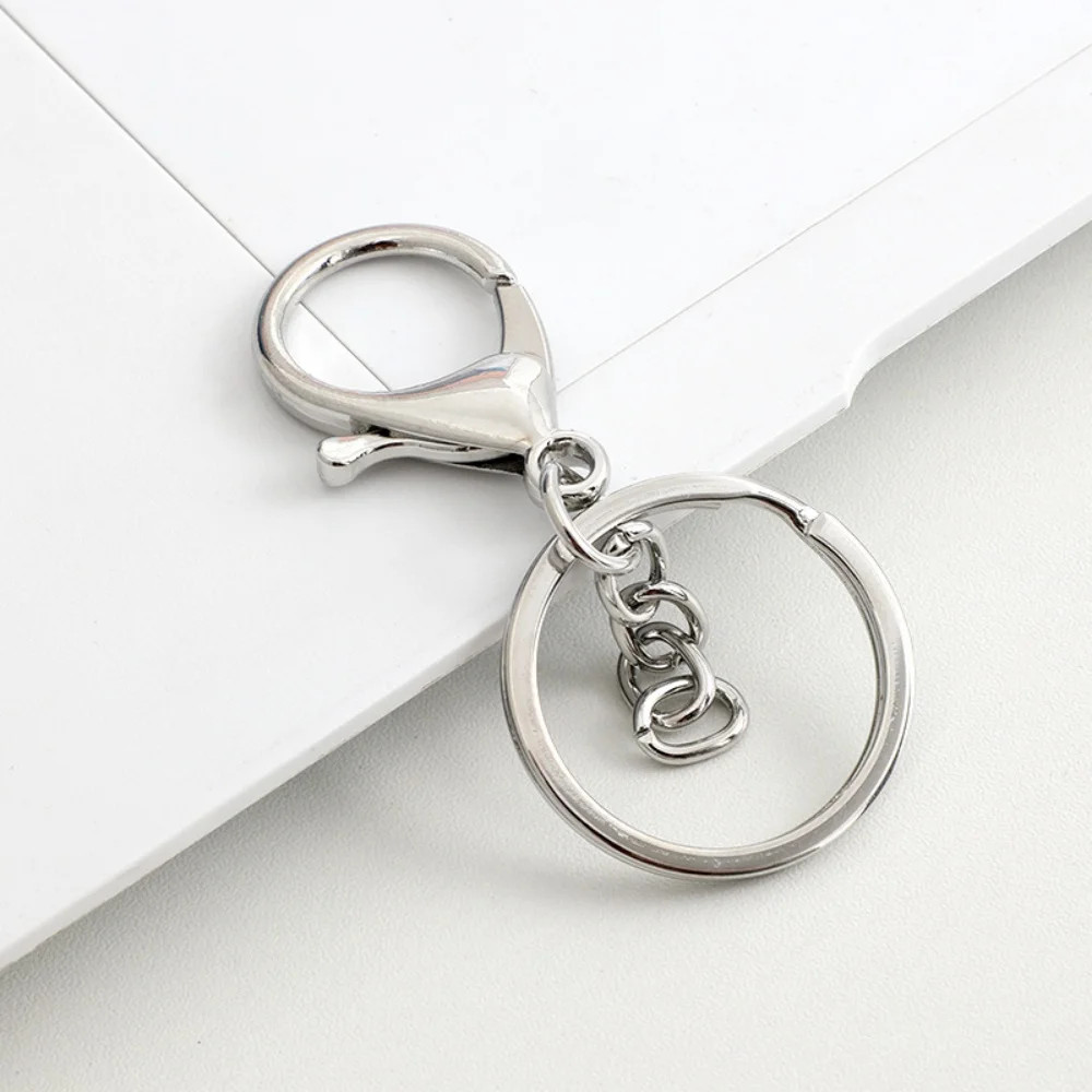 5pcs/Lot Key Ring 30mm Keychain 70mm Lobster Clasp Key Snap Hooks Keyrings DIY Jewelry Making Finding DIY Key Chains Accessories