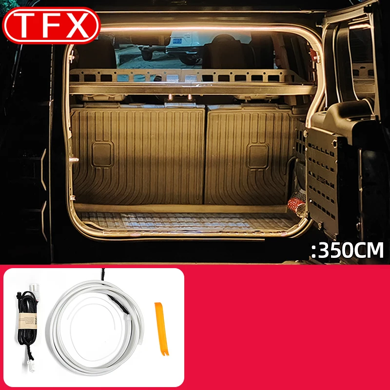 For Chery Jetour T2 2024 2023 Car Backup Trunk Ambient Lighting LED Decorative Lights Non-destructive Modification Accessories