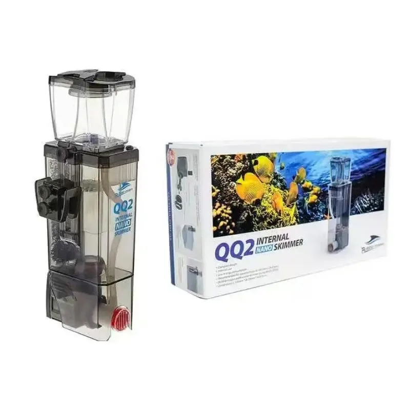 Bubble Magus BM QQ2 معلقة داخلية على مقشدة بروتين النانو لخزان الأسماك الصغير في المياه المالحة حتى 25 جالونًا
