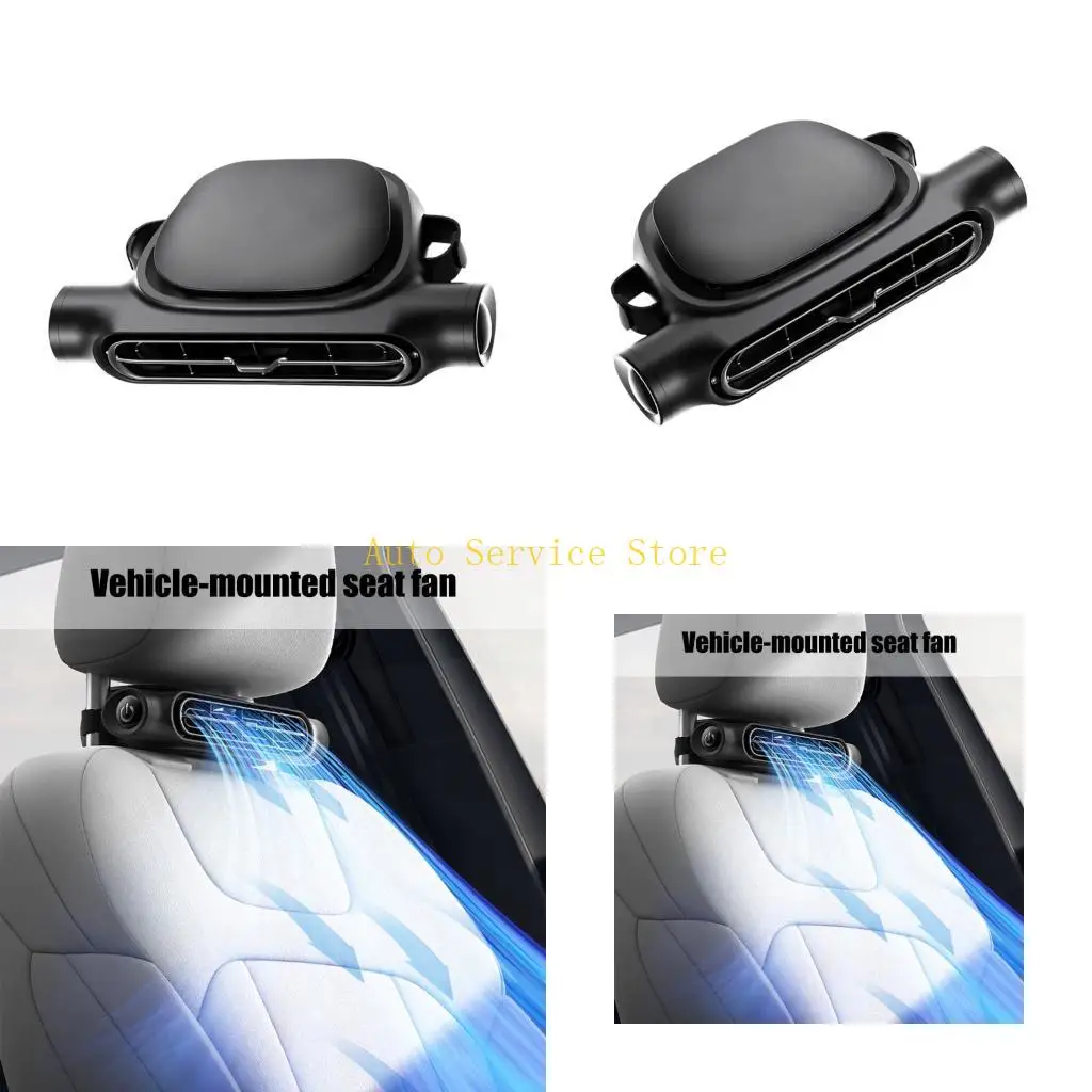462A Convenient Car Fan With Up Down Wind Control For Comfortable Rides