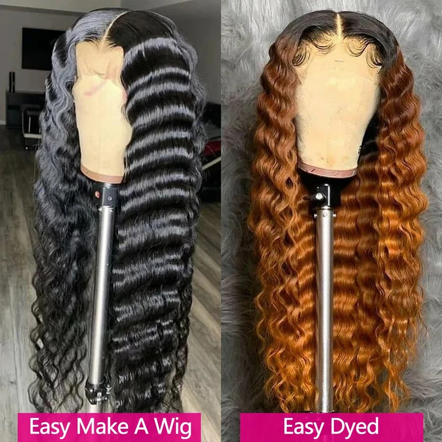 Deep Wave Hair Bundles Deep Curly Hair Bundles On Sale Brazilian Human Hair Bundles Natural Black Hair Weave Extensions