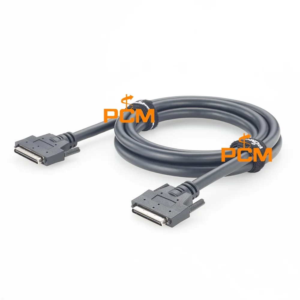VHDCI68 SCSI Cable 68 Pin Male To Male VHDCI Cable Shielded Signal Cable For Data Acquisition And Industrial Control