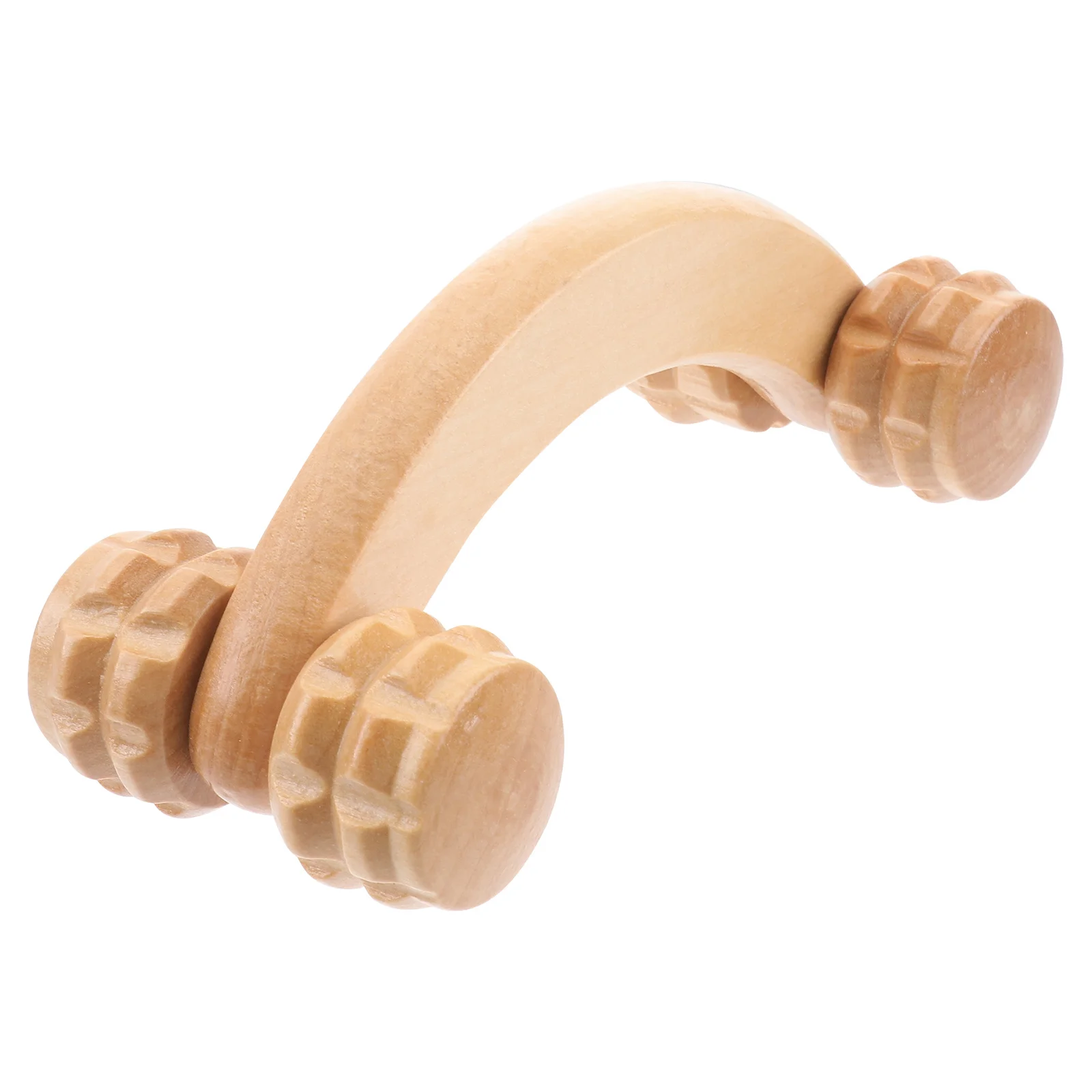 

Full Body Massage Tool Handheld Curved Massager Neck Roller Bamboo Self massage Muscle Relaxation Lightweight Portable Stress
