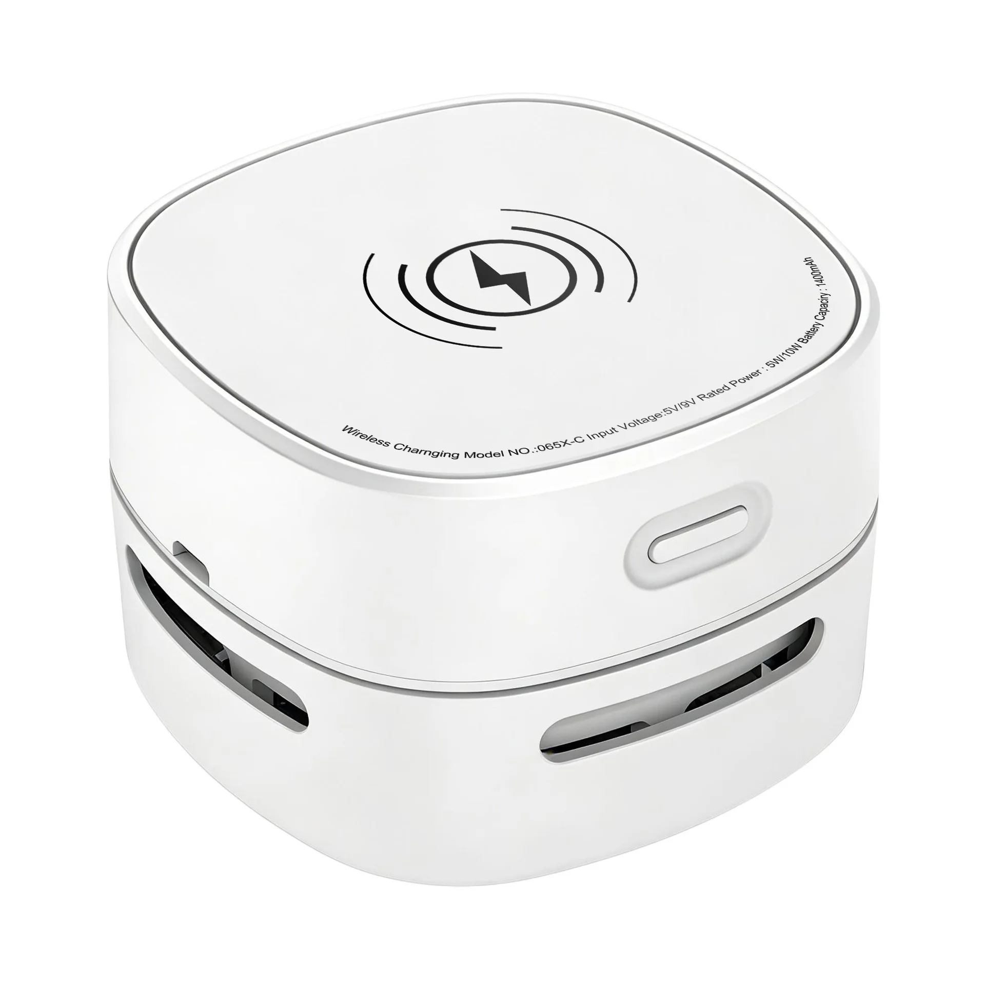 Portable Handheld Clearning Robot Mini Desktop Vaccum Cleaner Office Desk Dust Clearning Home Table Sweeper with Wireless Charge