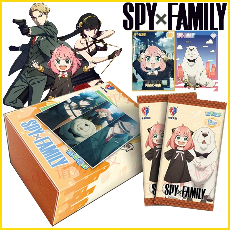 

KABAO SPY Семейные карты Twilight Yor Forger Аниме Коллекционные карты Mistery Box Настольные игры Игрушки Подарки на день рождения для мальчиков и девочек