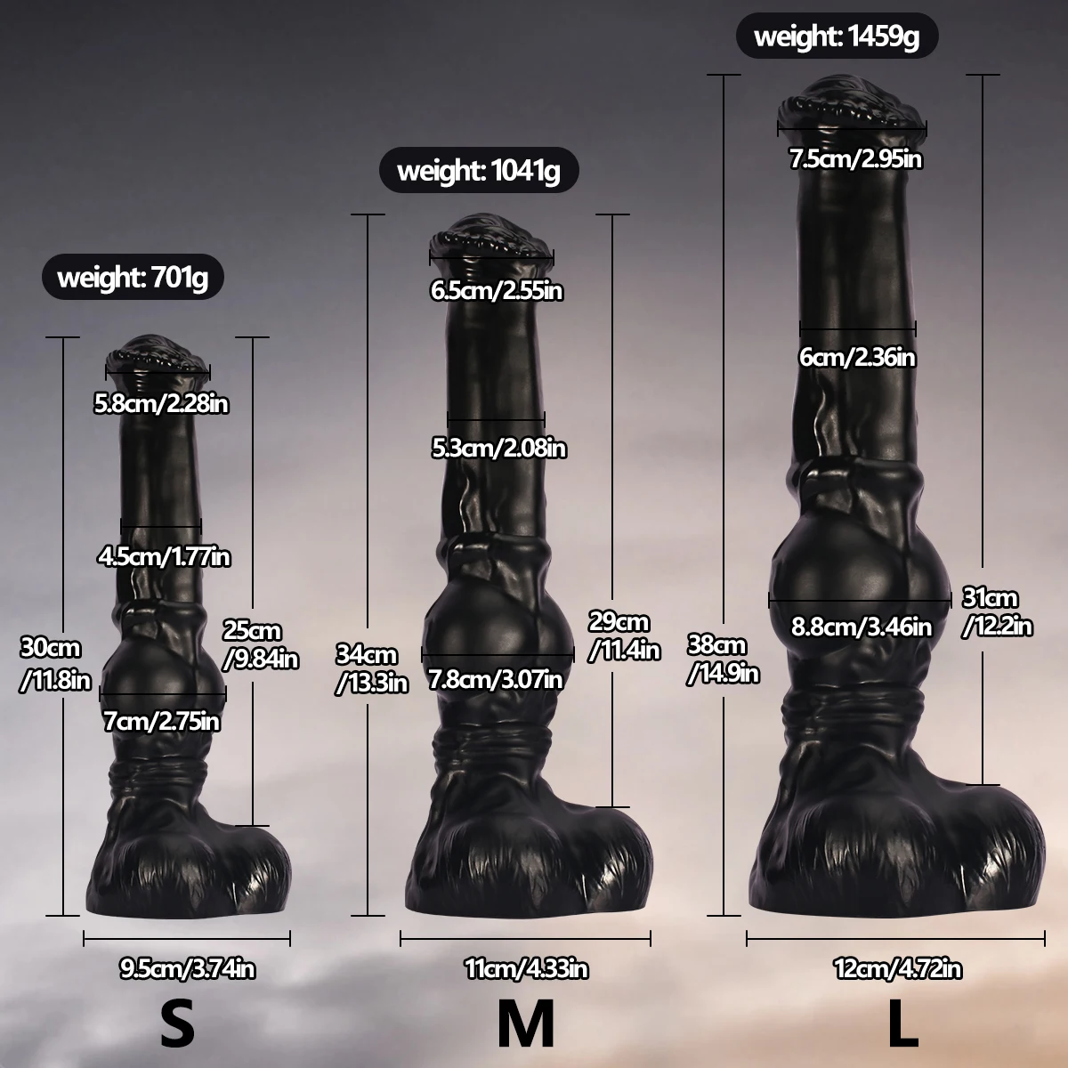 New Animal Dildos Horse Dildo Dog knots Big Dick Huge Penis Anal Butt Plug G-spot Stimulation Masturbation Suction Cup Adult Sex - Image 6