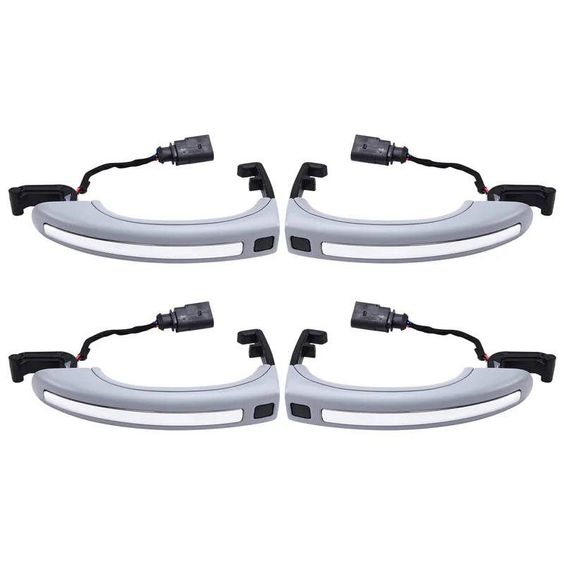 

Superior-4Pcs Car Sensor Exterior Door Handle For Q7(4LB)3.0T/3.6 FSI/4.2T/6.0T 2006-2015