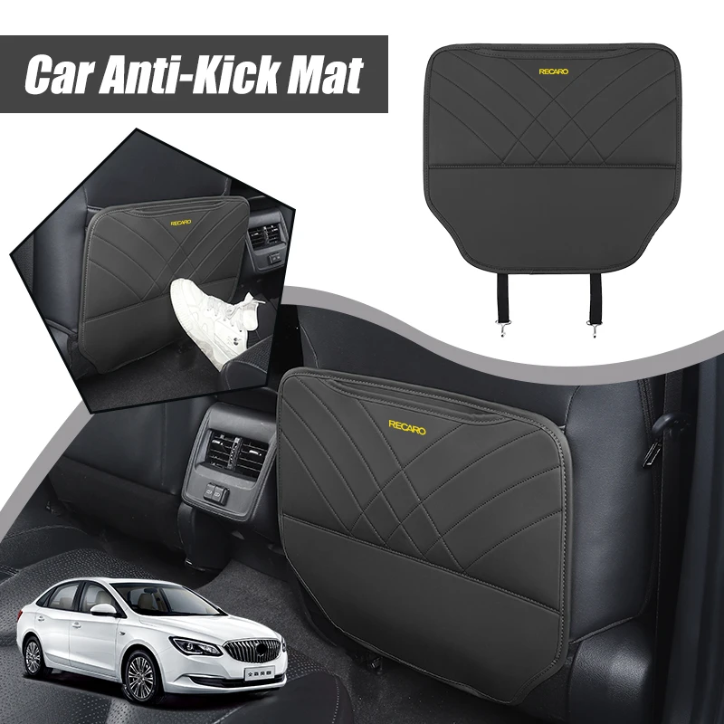 

Universal Car Anti Kicks Pad Leather Protector Cover Waterproof Child Kick Mat For Recaro Racing Auto Accessories
