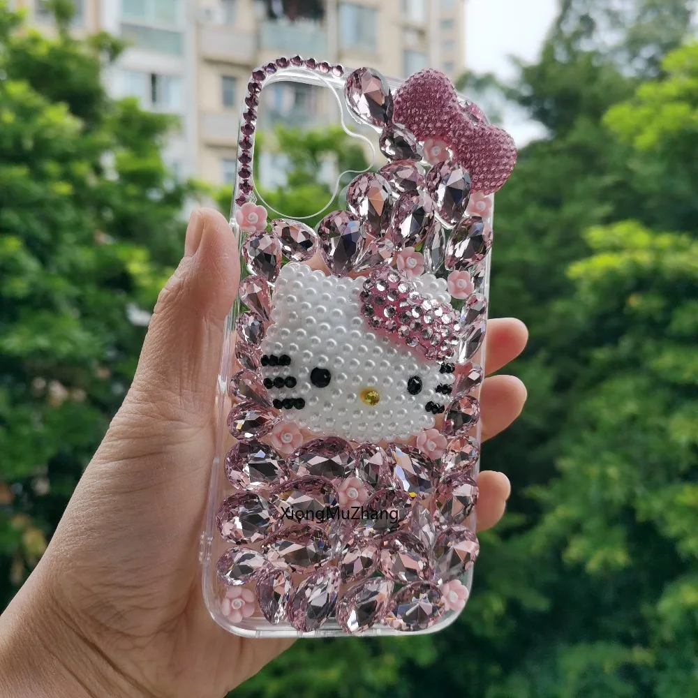 Sanrio Hello Kitty Pink Diamond Bow Niedliche Handyhülle für OPPO Find X9 X9Pro X8 X8 Ultra X8S X7 Ultra X6 Pro X5 Lite X3 Girl Cover – Detail 3