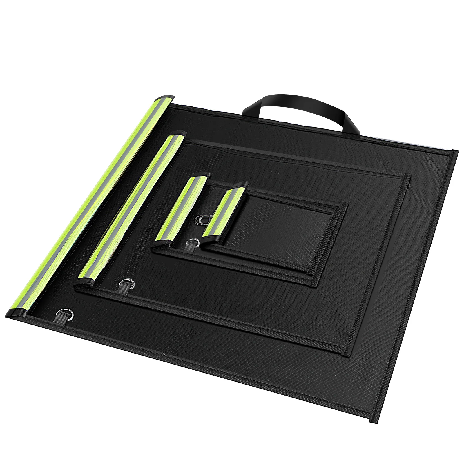 

4 шт./компл., сумки Фарадея, RFID-сумка Фарадея со светоотражающей полосой и ручкой, блокировщик сигнала, сумка Фарадея, анти-отслеживающие сумки Фарадея