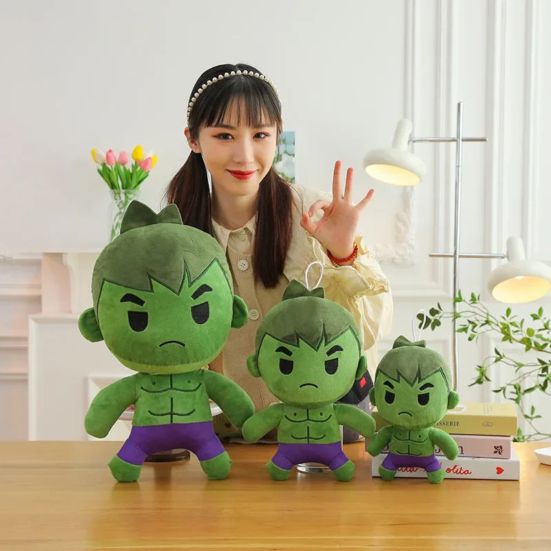 23/30/40cm Disney Hulk Plush Toys The Avengers Cartoon Doll Soft Pillow Plushie Kawaii Stuffed Toys for Children Gift Birthday