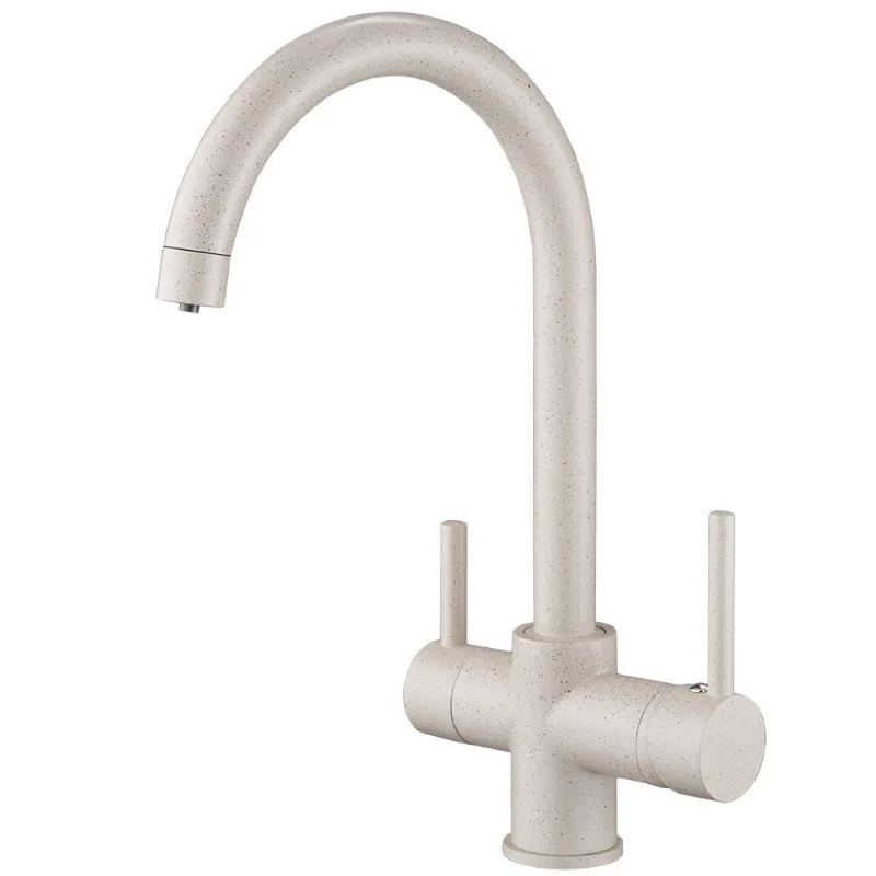 

Kitchen hot and cold faucet water purifier three-in-one rotating vegetable basin