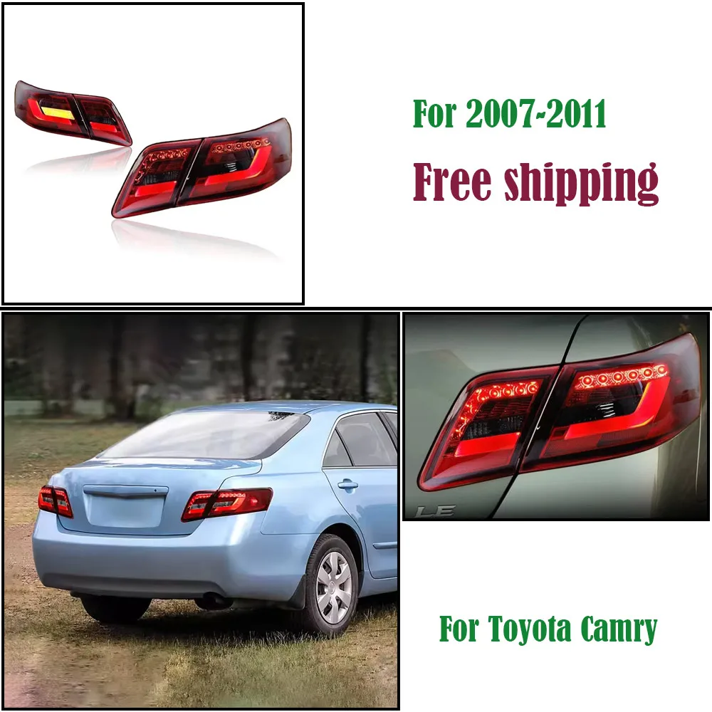 

Car Tail Lamp For Toyota Camry 2007-2011 Taillamp Upgrade Modiifed to NEW Camry Dynamic Turn Signal Brake LED Taillamp Assembly