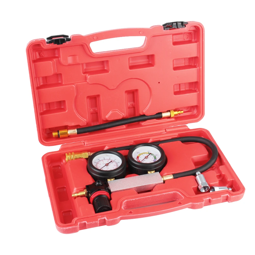 Compression Leakage Detector Kit Set Automobile Tools TU-21 Petrol Engine Gauge Tool Cylinder Leak Detector for Car