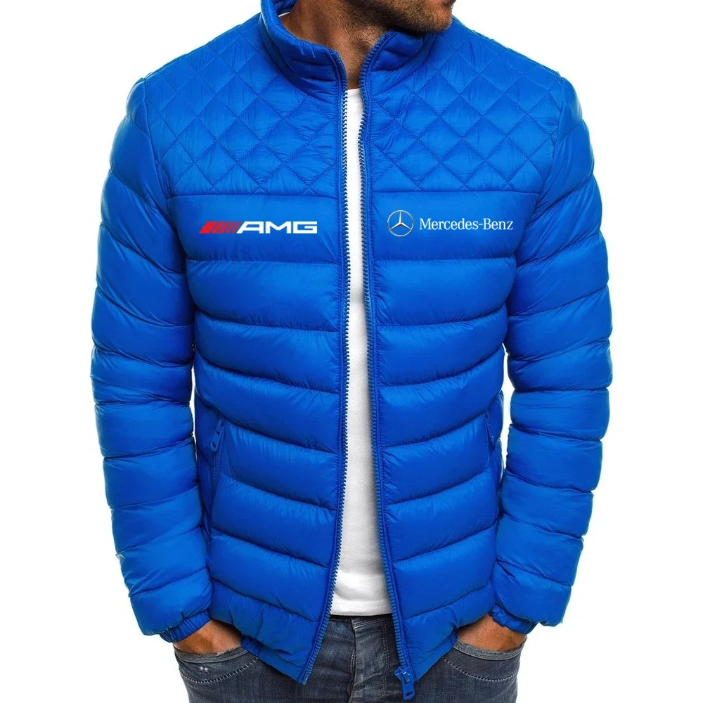 2024 Herren-und Damen rad roben Mercedes Benz Motorrad warme Jacke, Outdoor-Sport Freizeit Fahrrad jacke, F1 Racing
