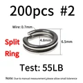 200pcs split 2